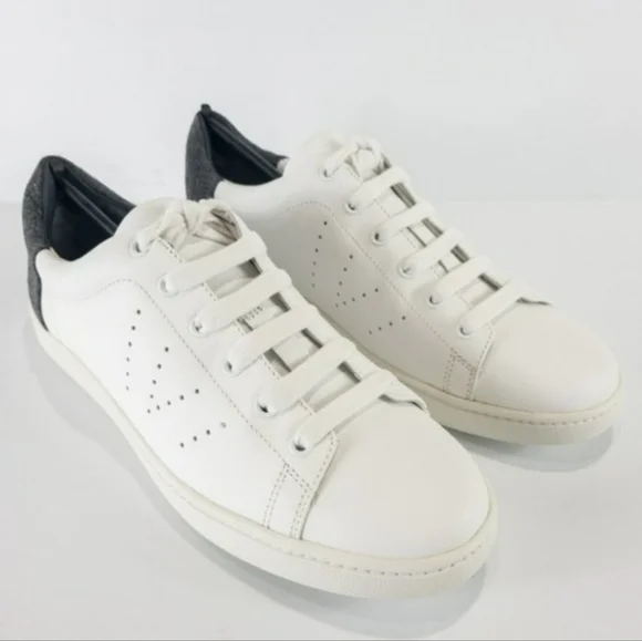 VINCE Varin Lace up Fashion Sneakers Grey - Picture 3 of 5